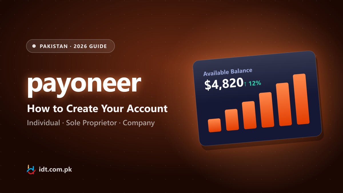 How to Create a Payoneer Account in Pakistan