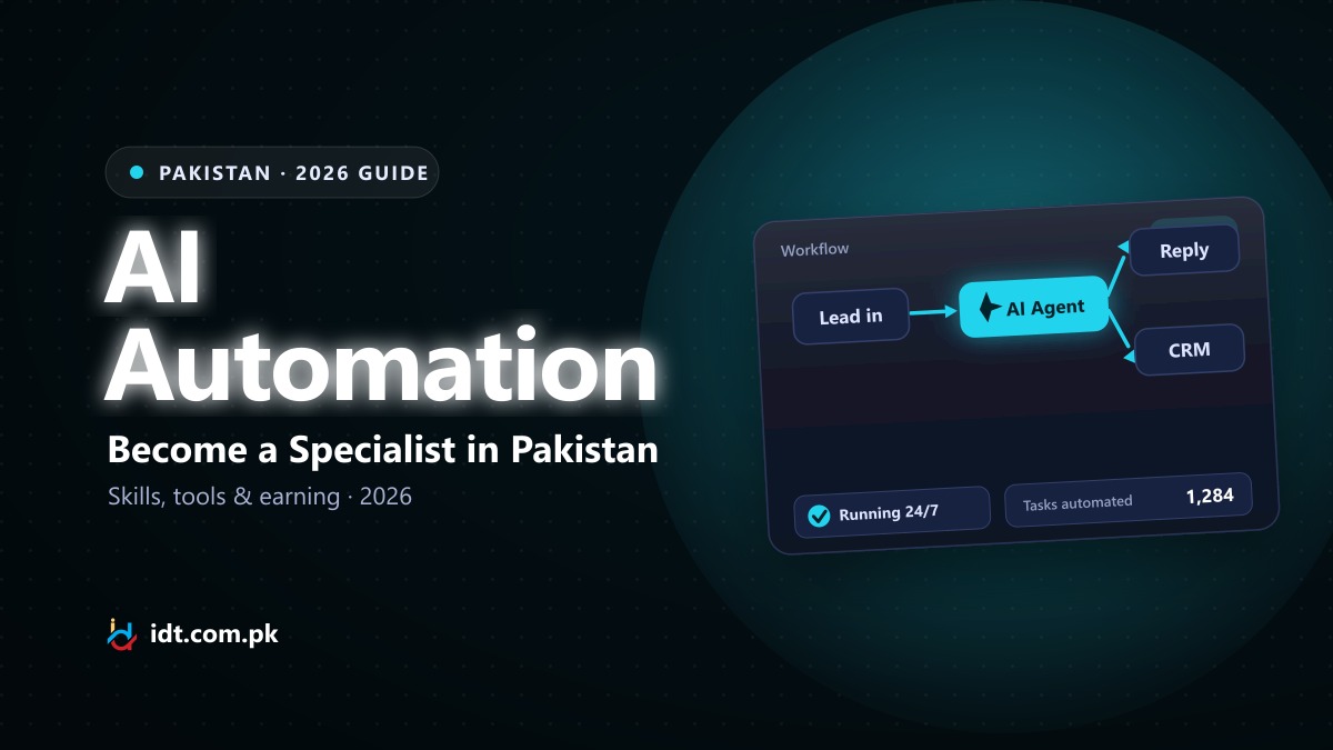 How to become an AI automation specialist in Pakistan