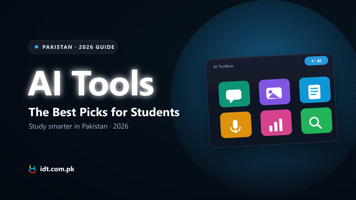 Best AI tools for students in Pakistan