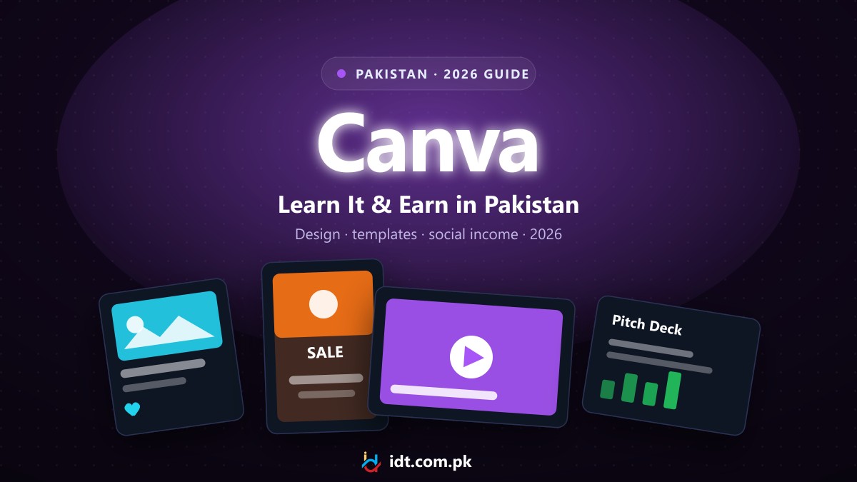 How to learn Canva and earn from it in Pakistan