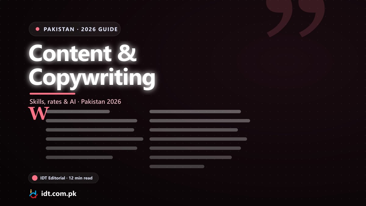 How to become a content writer and copywriter in Pakistan