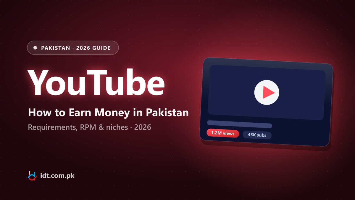 How to Earn Money on YouTube in Pakistan